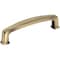 Jeffrey Alexander 96 mm Center-to-Center Brushed Antique Brass Square Milan 1 Cabinet Pull 1092AB - alternate 1